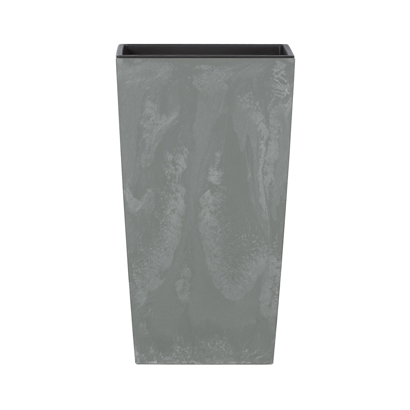 Cache-pot Erin Sur Pied En Métal Beige - 51x25,2 Cm - Pour Plantes Intérieur/extérieur - Décoration Moderne Salon, Balcon