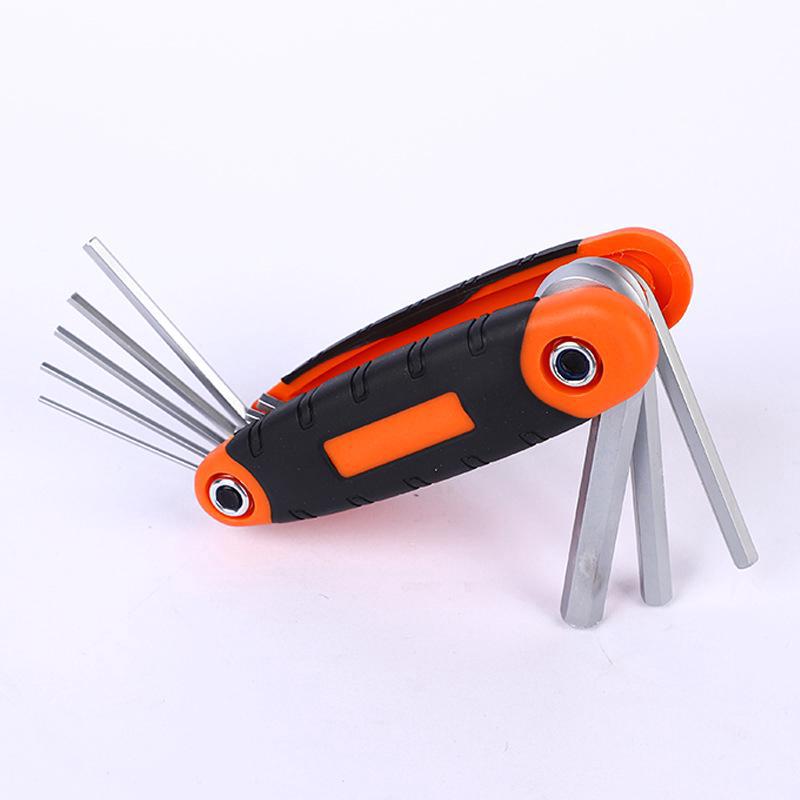 Park Tool AWS-14 - Mini Jeu De Tournevis Hexagonaux Pliants - 6 Clés - Bleu