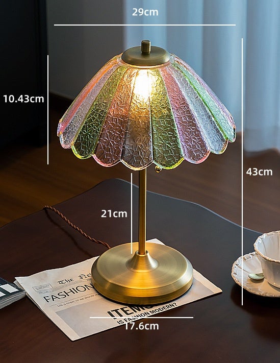 Lampada LED Vintage A Costruzione Da 1570 Pezzi Con Paralume Vitral E Luce Ambra Calda – Regalo Creativo 8+