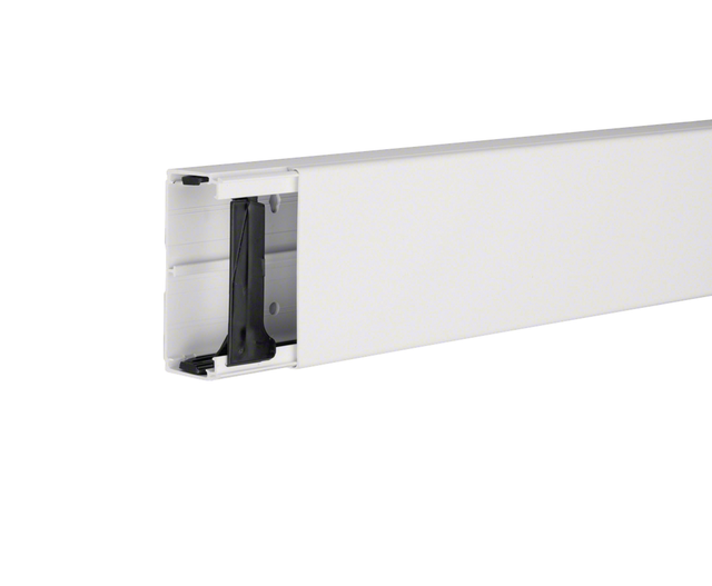 Goulotte de câbles goulottes électriques PVC 2 m 40x90 mm, tehalit.LF, blanc