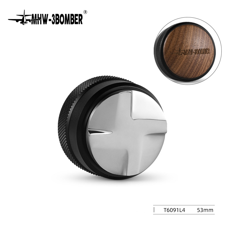 MHW-3BOMBER 53.35mm Espresso Leveler Kaffeeverteiler Verstellbare Höhe 53mm Verteilerwerkzeug für 54mm Portafilter Espresso Zubehör T6091L4 MHW-3BOMBER 53.35mm Espresso Leveler Kaffeeverteiler Verstellbare Höhe 53mm Verteilerwerkzeug für 54mm Portafilter Espresso Zubehör T6091L4