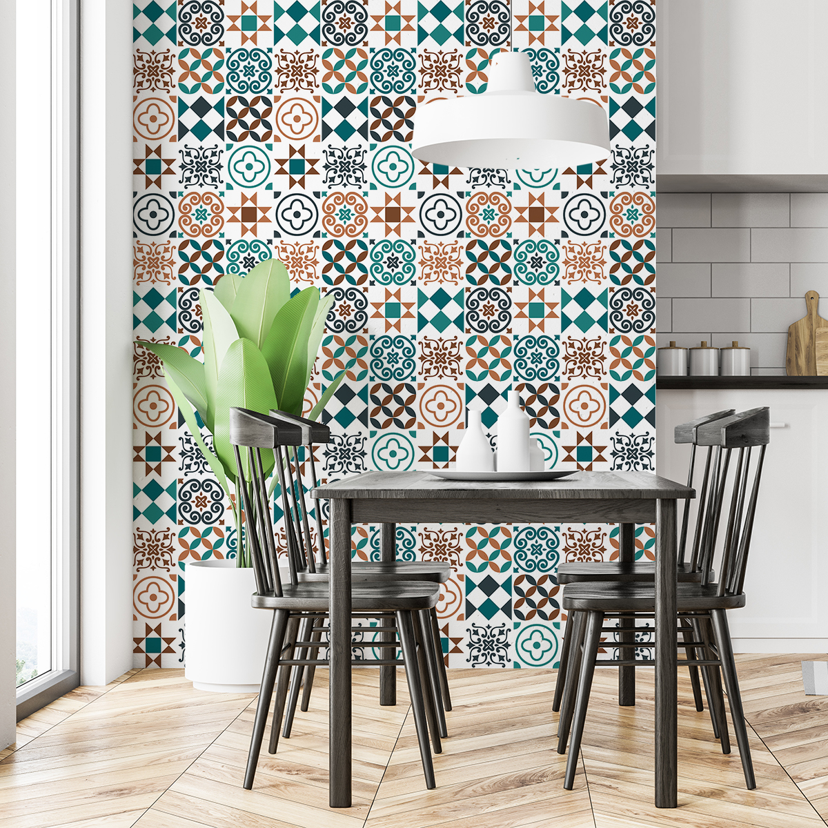 30 vinilo baldosas azulejos lucina - adhesivo de pared - revestimiento sticker mural decorativo - 30stickers15x15cm