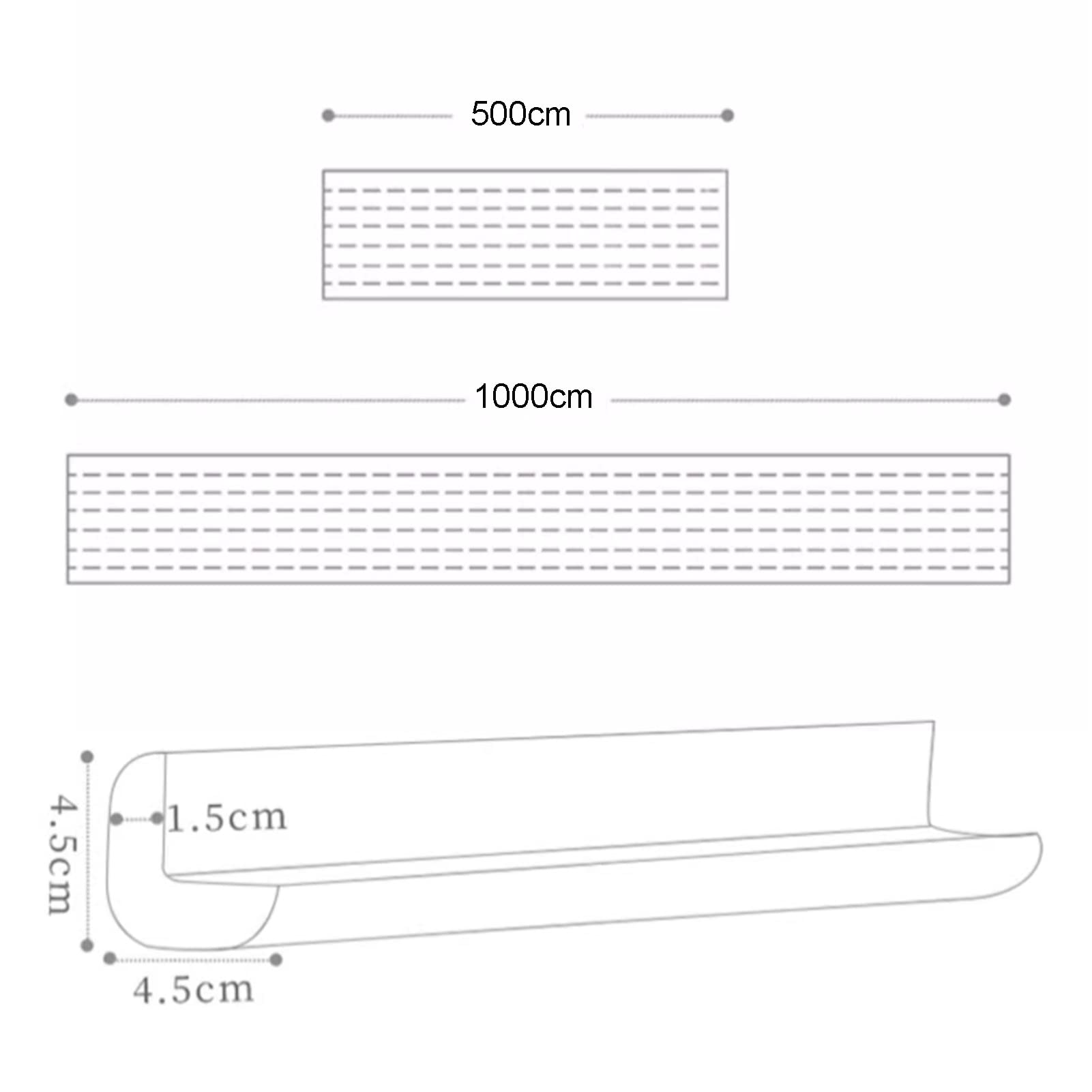 Protecteur d'angle De Mur De Protection, Mousse De Protection De Bord De Table Daisse en Forme De L, Bandes De Bord (Color : White-A, Size : 5m) - 7