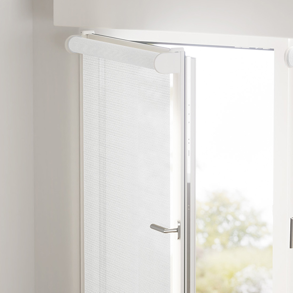 Estores enrollables sin taladrar screen corti fiberglass color blanco 53x130 - cortinadecor
