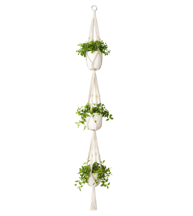 2 Pots Suspendus Pour Plantes - 18cm Avec Système D'Arrosage Automatique Et Trou De Drainage - Intérieur & Extérieur