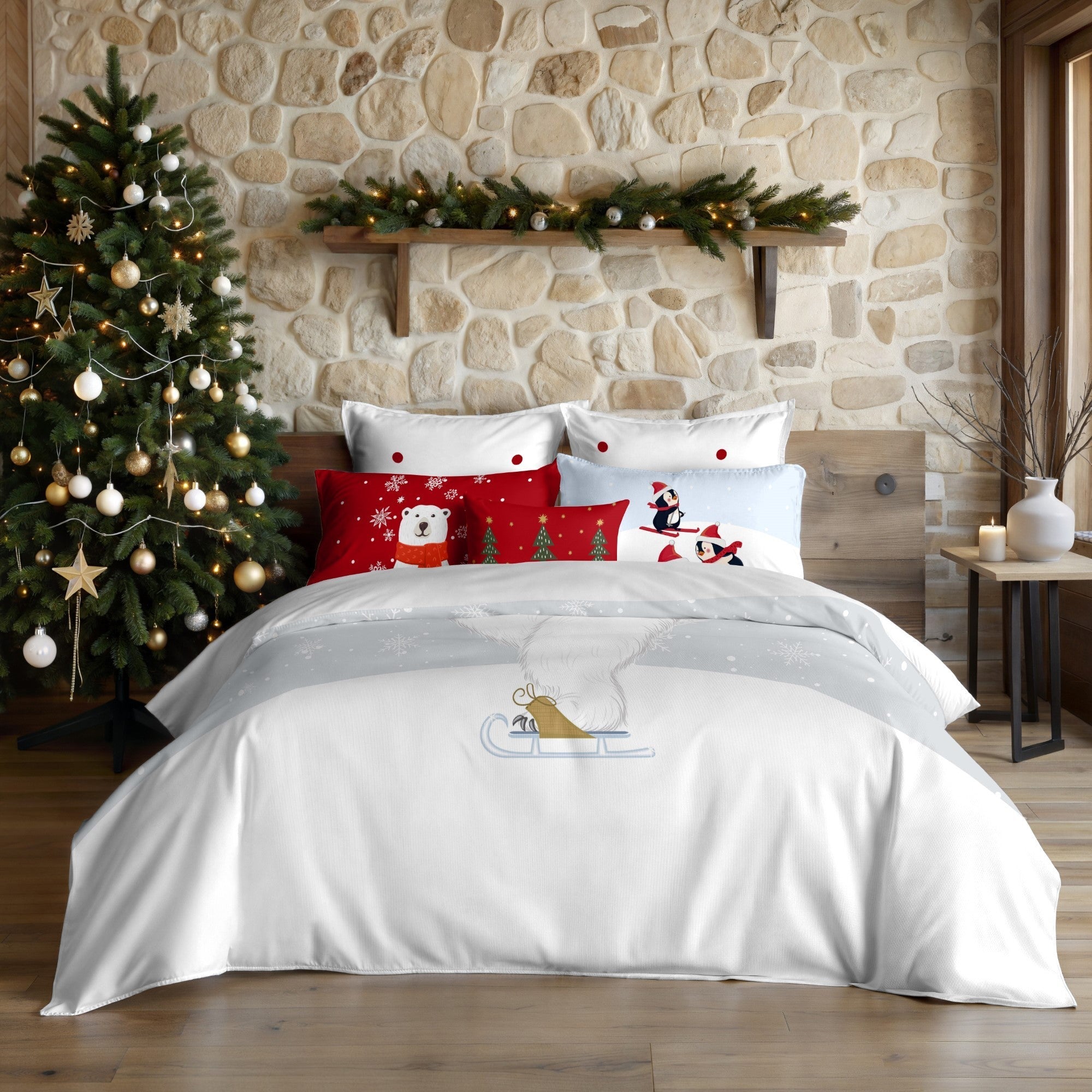 Housse de couette avec boutons-pression Laponia 55 240x220 cm - 4