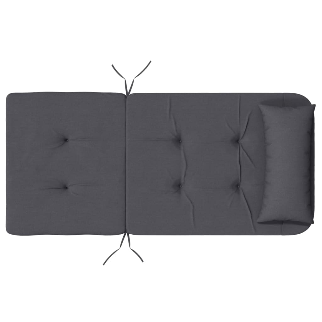 Maison Exclusive - Cuscini per Sedia Adirondack 2 pz Antracite in Tessuto Oxford - 8