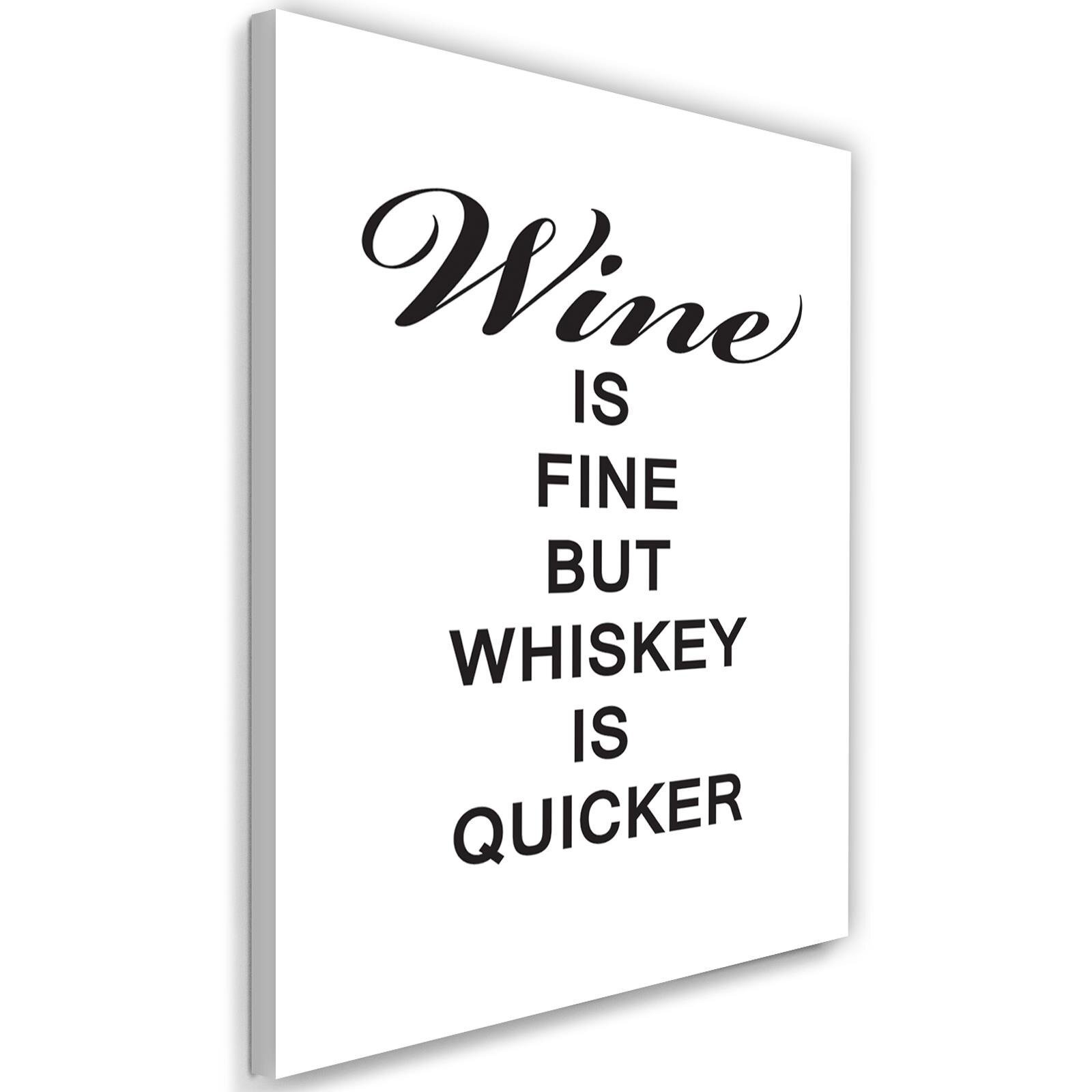 Obraz na płótnie, Wino i whiskey 60x90
