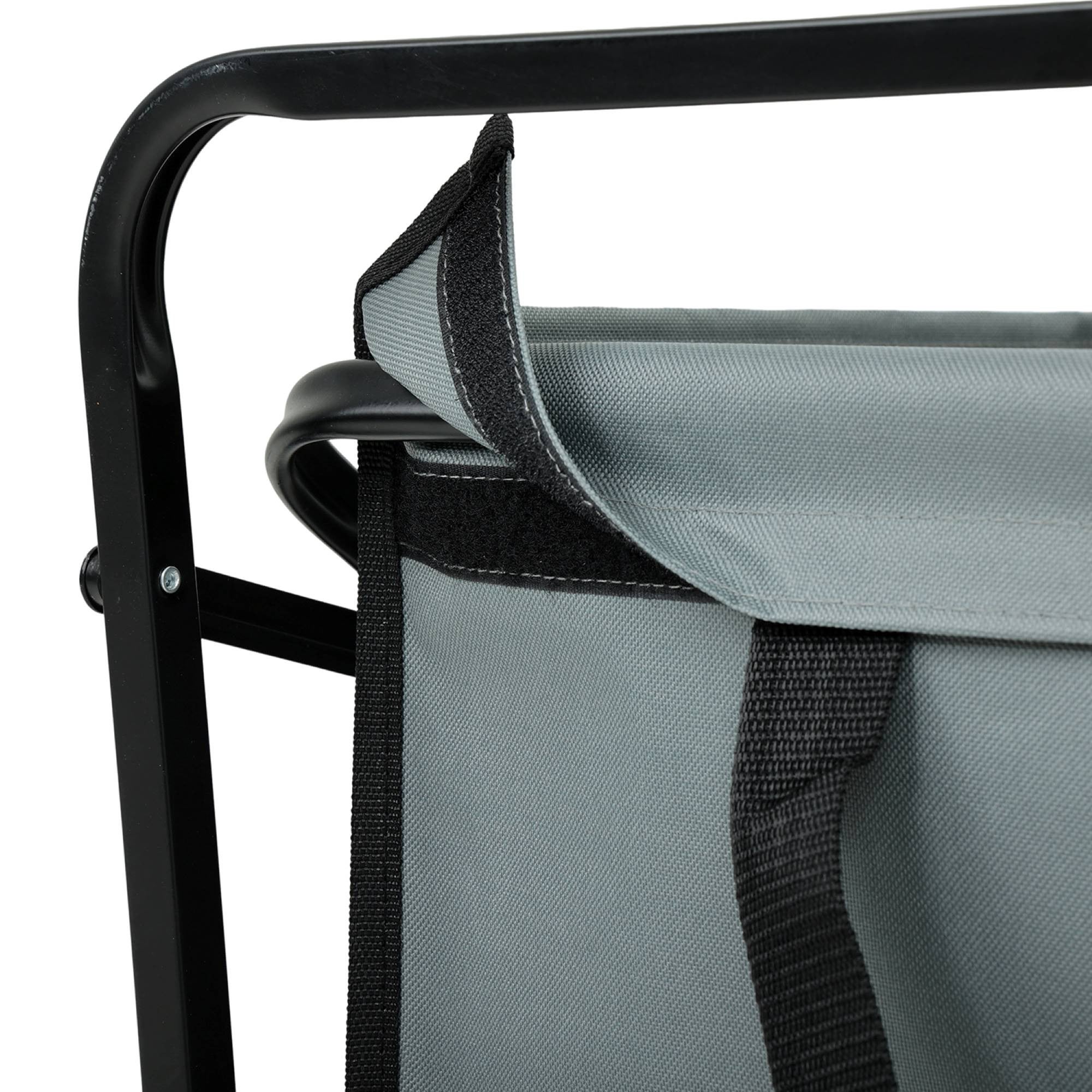 Chariot pliable pour plage avec Roues en Plastique et capacité de charge maximale de 110 kg en Gris - 8