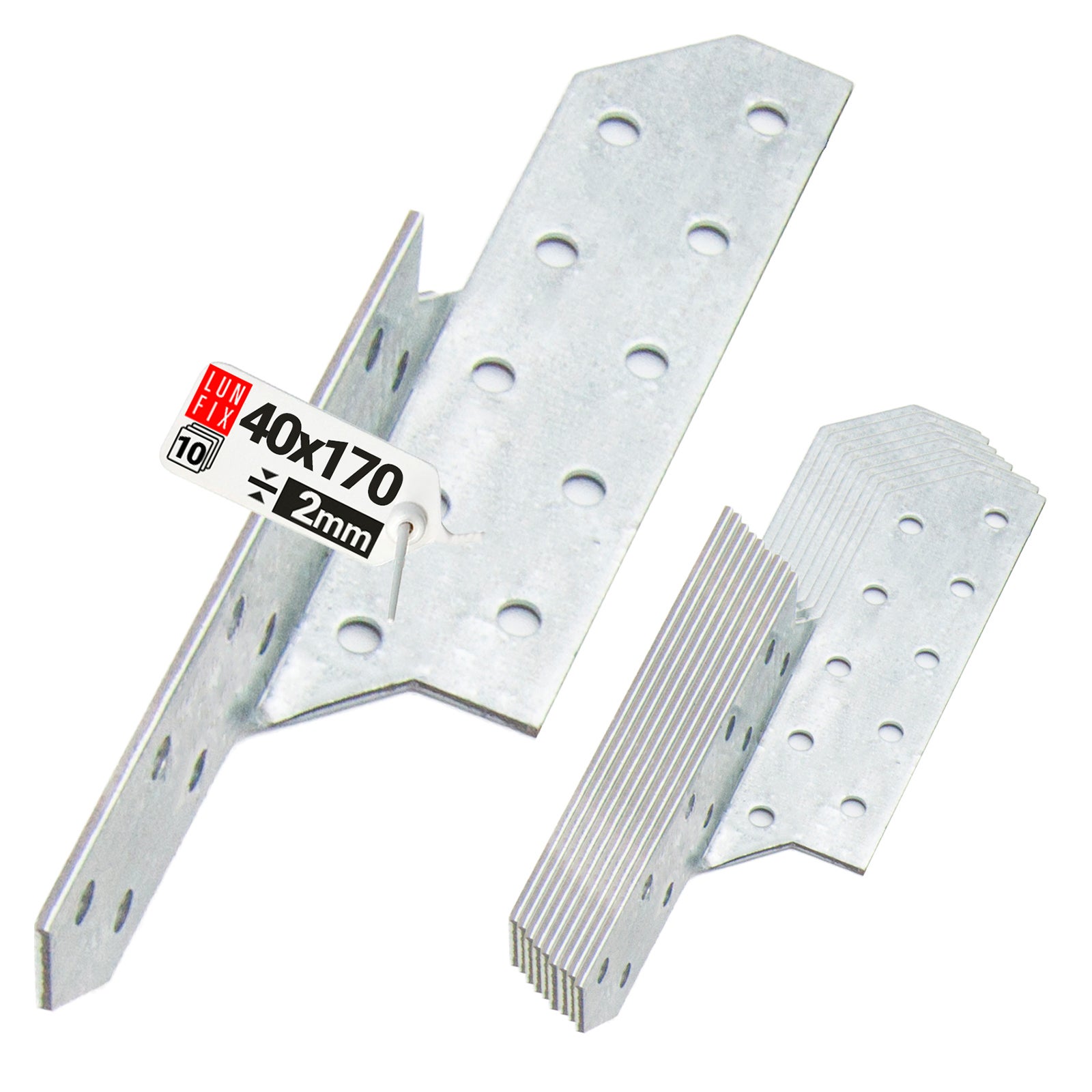 Łącznik krokwiowy 40x170 mm lewy 10szt.