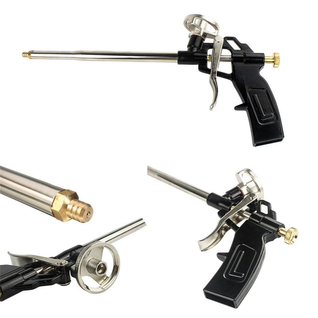 Pistolet à mousse, professionnel à expansion, pistolet à mousse en polyuréthane robuste, pistolet à calfeutrer manuel - 3
