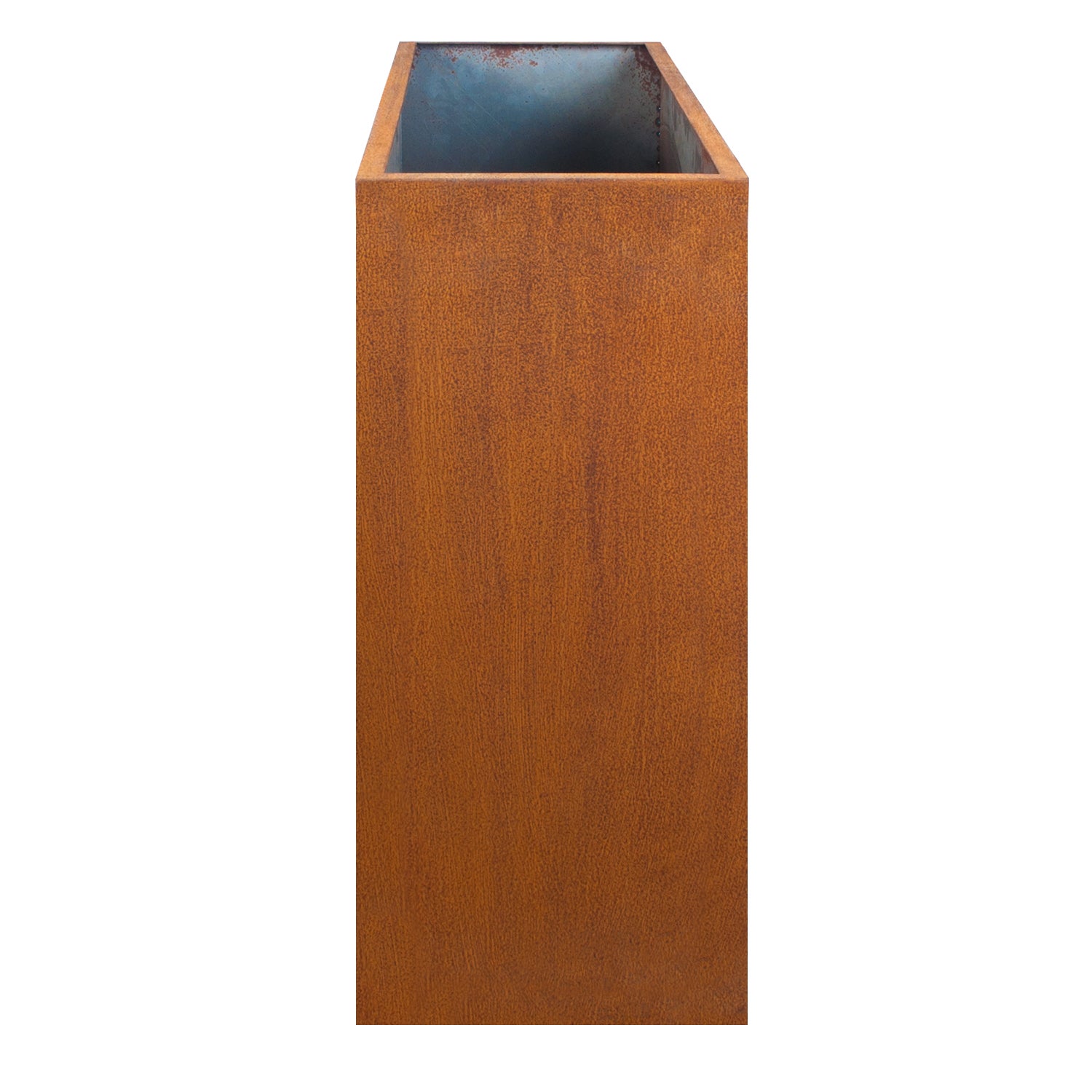 Köhko® Parterre surélevé design Acier Corten Viva 95 x 35 x 80 cm | bac à plantes brossé mat carré & grand - 3