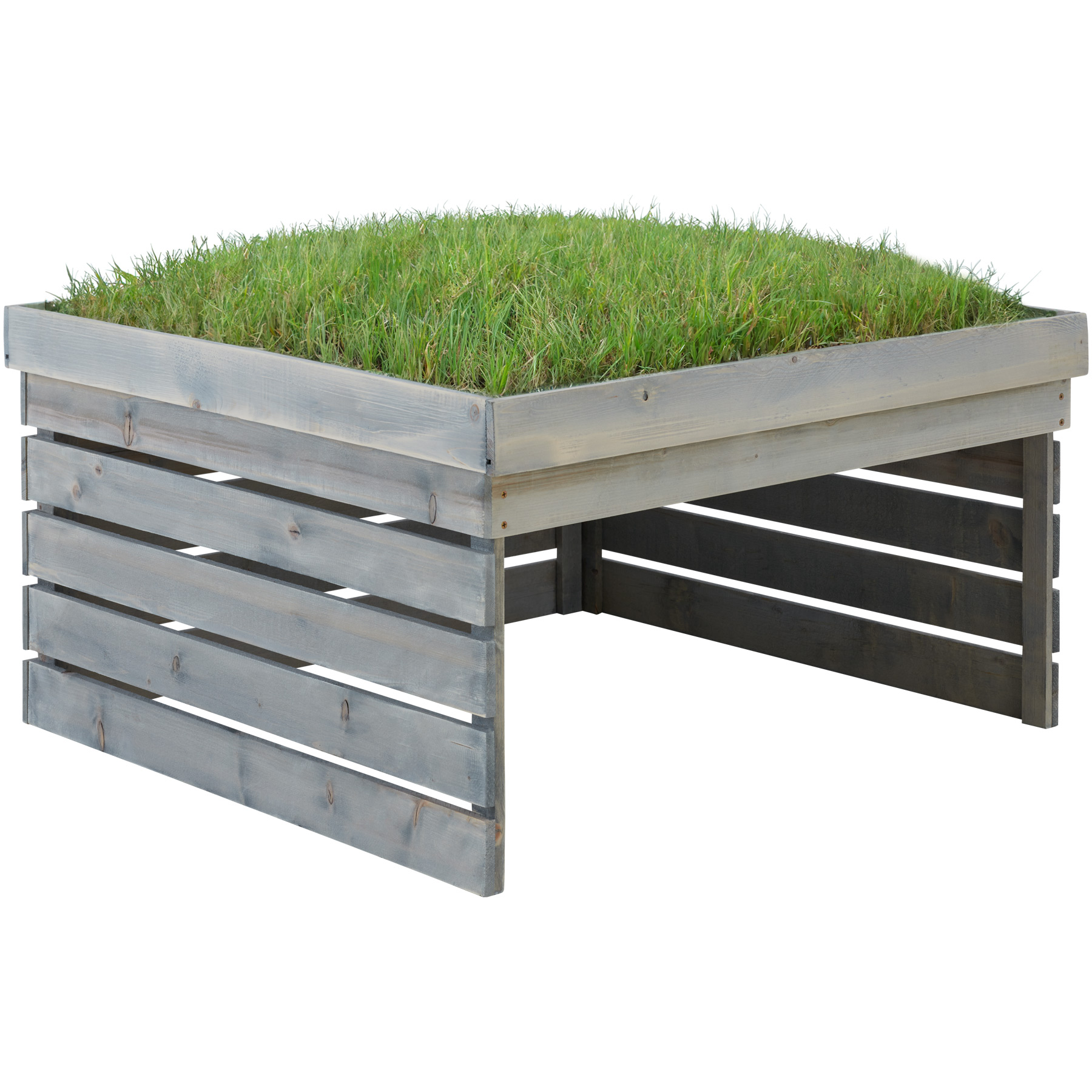 Garage en bois pour robot tondeuse 84 x 78 x 46 cm TECTAKE - 2