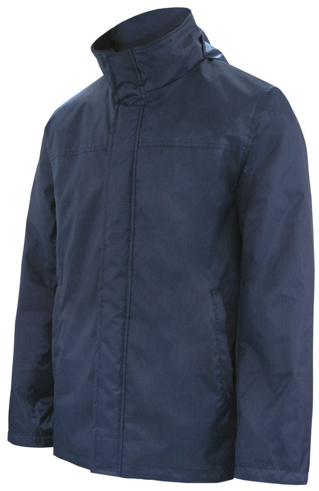 Veste teddy droite courte bleu marine homme | La Halle Veste teddy droite courte bleu marine homme | La Halle