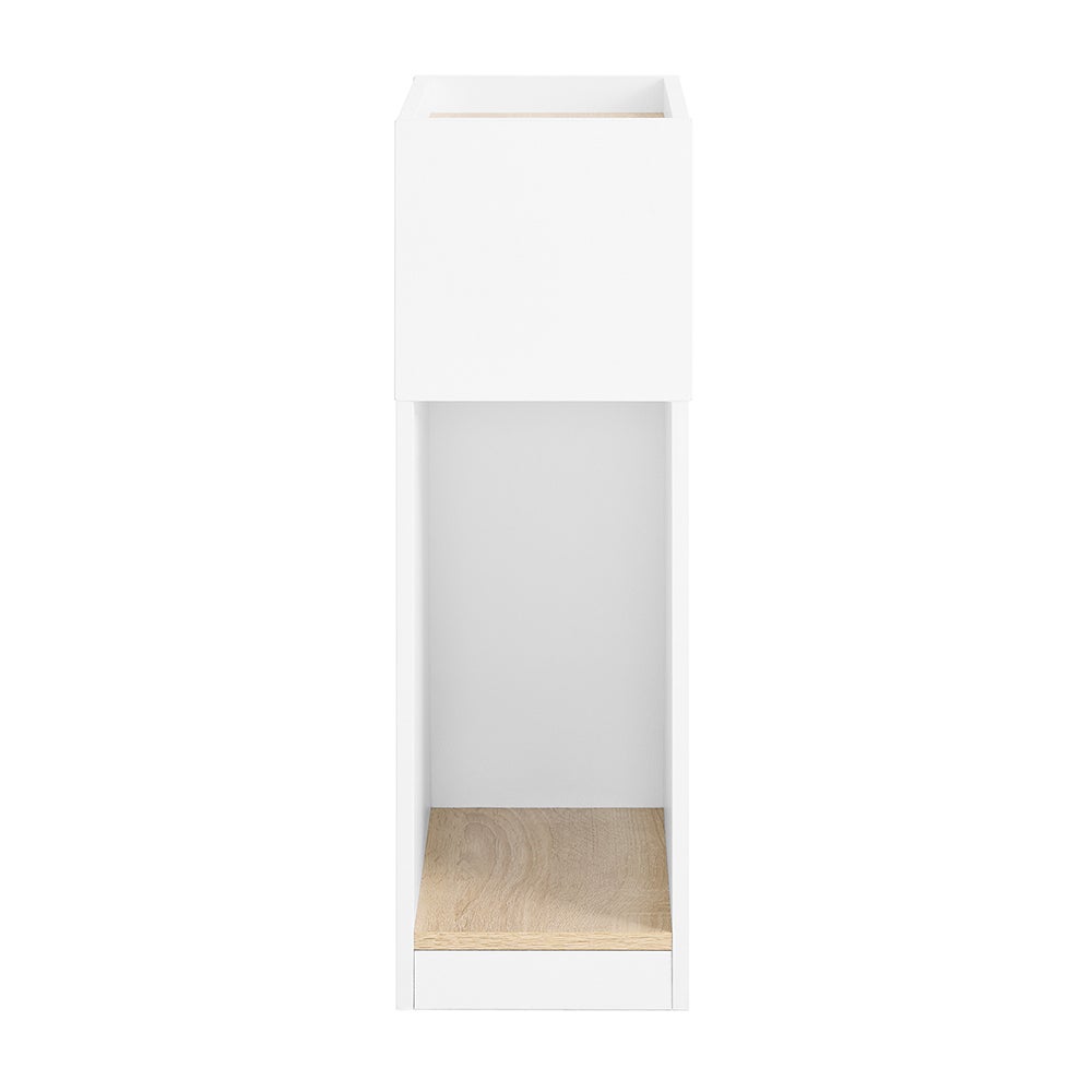 SoBuy Szafka nocna z jedną półką Biały 35x20x60cm Minimalistyczny FBT171-NW