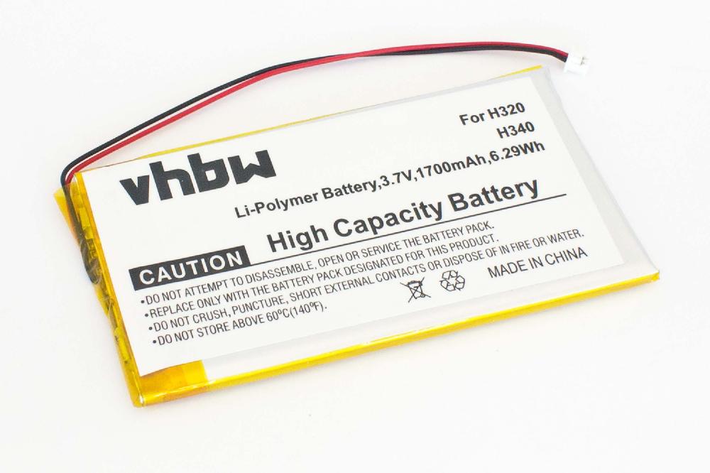 Vhbw Batteria Li-Poly 2200mAh Compatibile Iriver H110 H120 H140 H320 H340 – Sostituisce DA2WB18D2