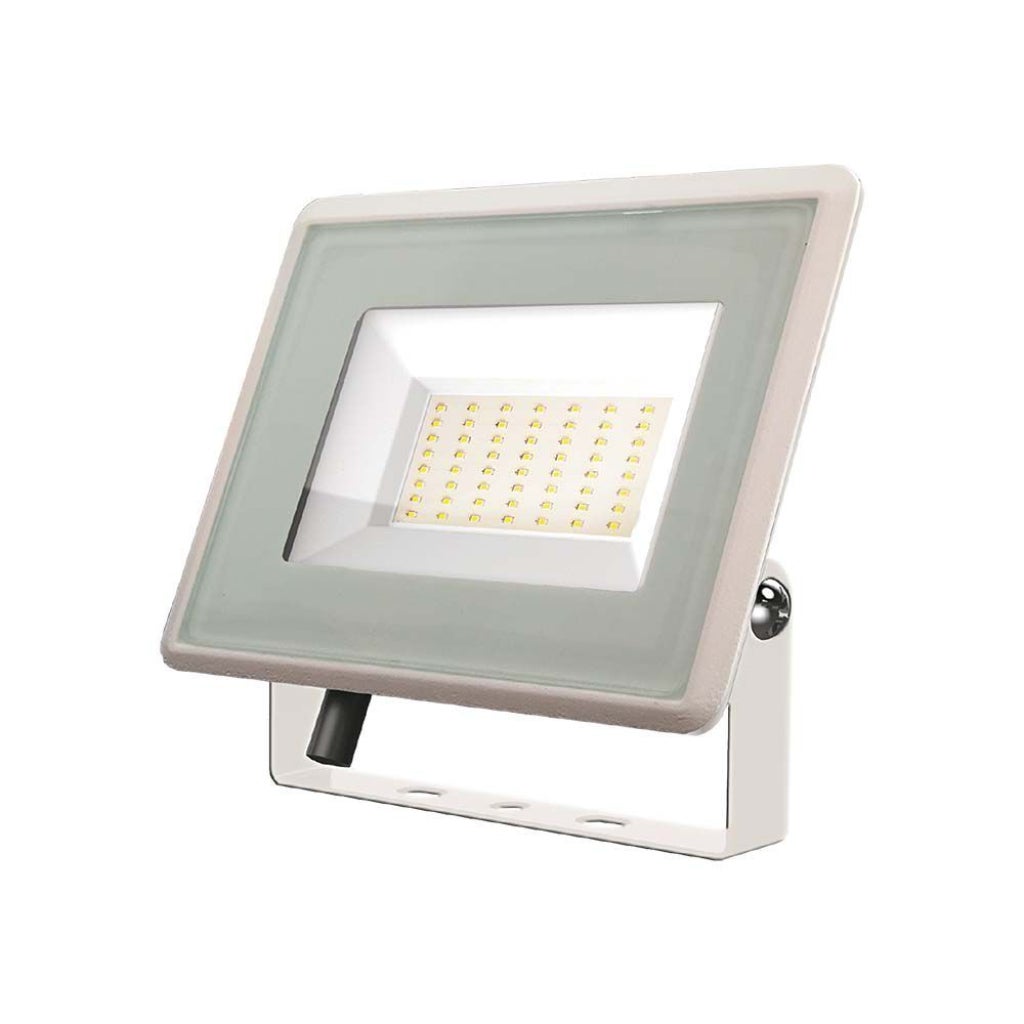 Naświetlacz LED biały LED 50W 6400K 4300lm IP65 wym: 15 x 18 x 2,7 cm aluminium V-TAC