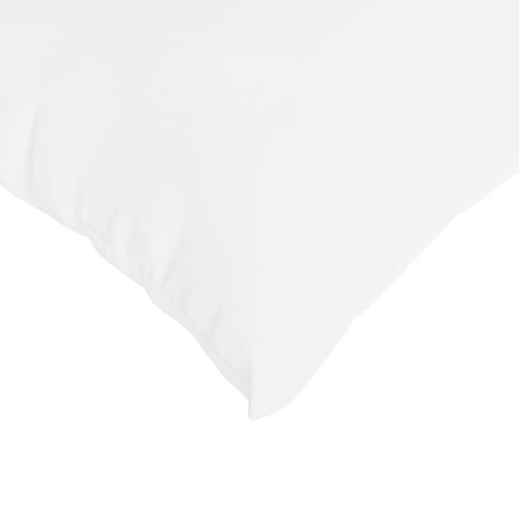 Coussins de canapé 2 pcs Blanc 50 x 50 cm tissu vidaXL - 7