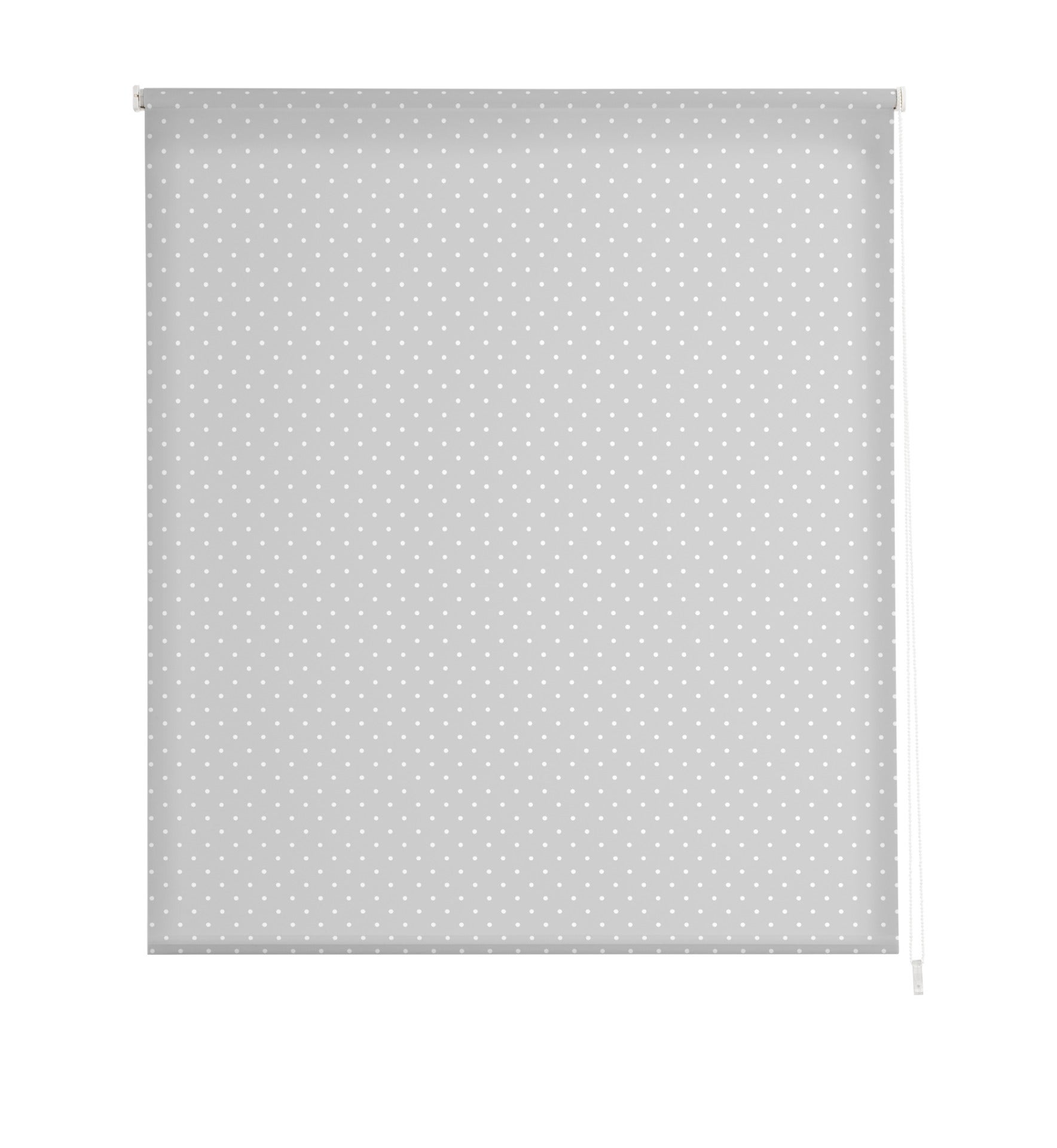 Estoralis | estores personalizados easyfix texturas | 45 x 150 cm (ancho por alto) tamaño de tela 42 x 150 cm | modelo motas-2 color gris