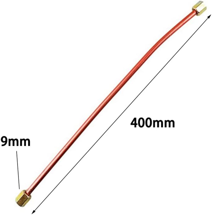 Tuyau Échappement 400mm + Clapet Anti-retour Alliage Zinc – Pièce Compresseur Air, 3 Ports - 2