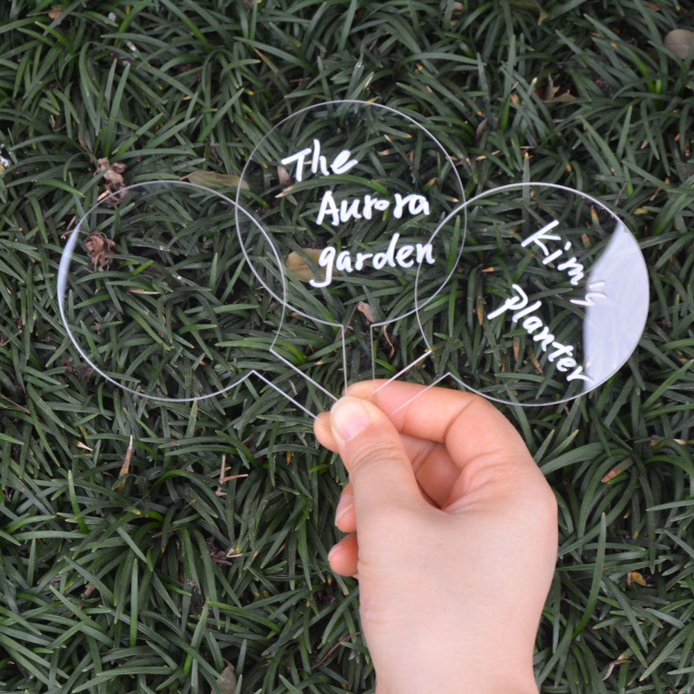 zestaw 12 etykiet do roślin – okrągłe, plastikowe, miniaturowe etykiety do roślin, znaki do warzyw, paliki do etykiet ogrodowych