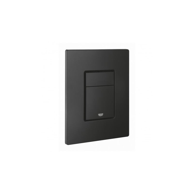 Grohe Pack WC Bâti-support Rapid SL + WC sans bride Infinitio Design, Noir mat + Abattant softclose + Plaque Noire mat - 3