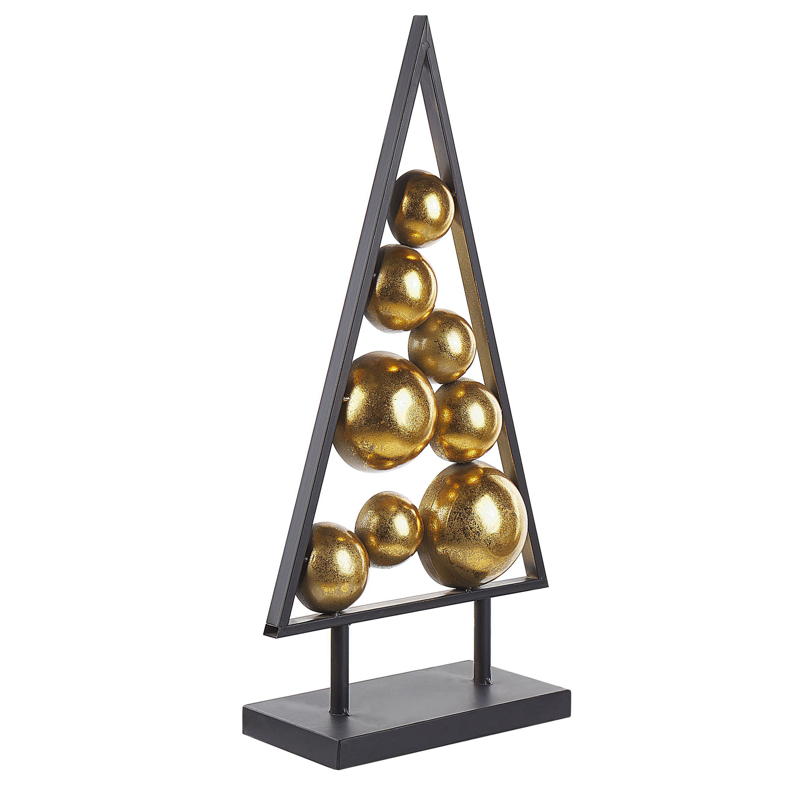 Decorațiune de Crăciun RANUA Brad de Craciun 65 cm Auriu