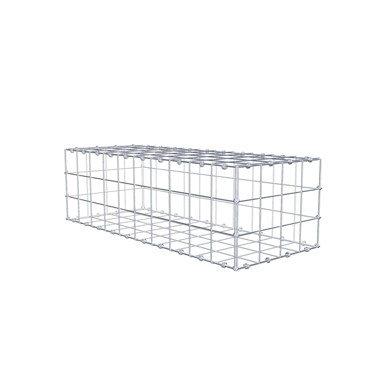 Gabion 100 cm x 30 cm x 40 cm (dł. x wys. x gł.), rozmiar oczek 10 x 10 cm, pierścień spiralny