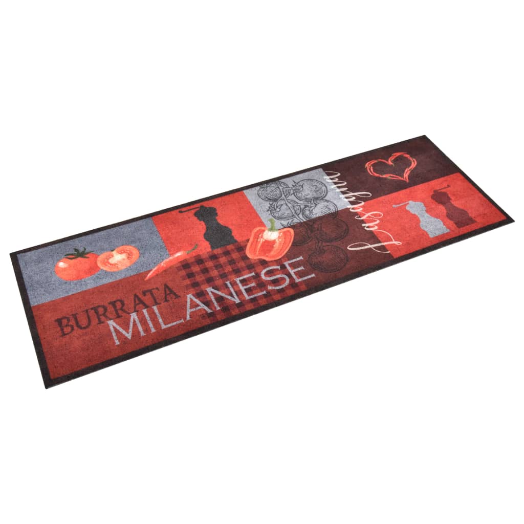 Alfombra de cocina | tapete para la cocina lavable tomatoes 60x180 cm cfw65270