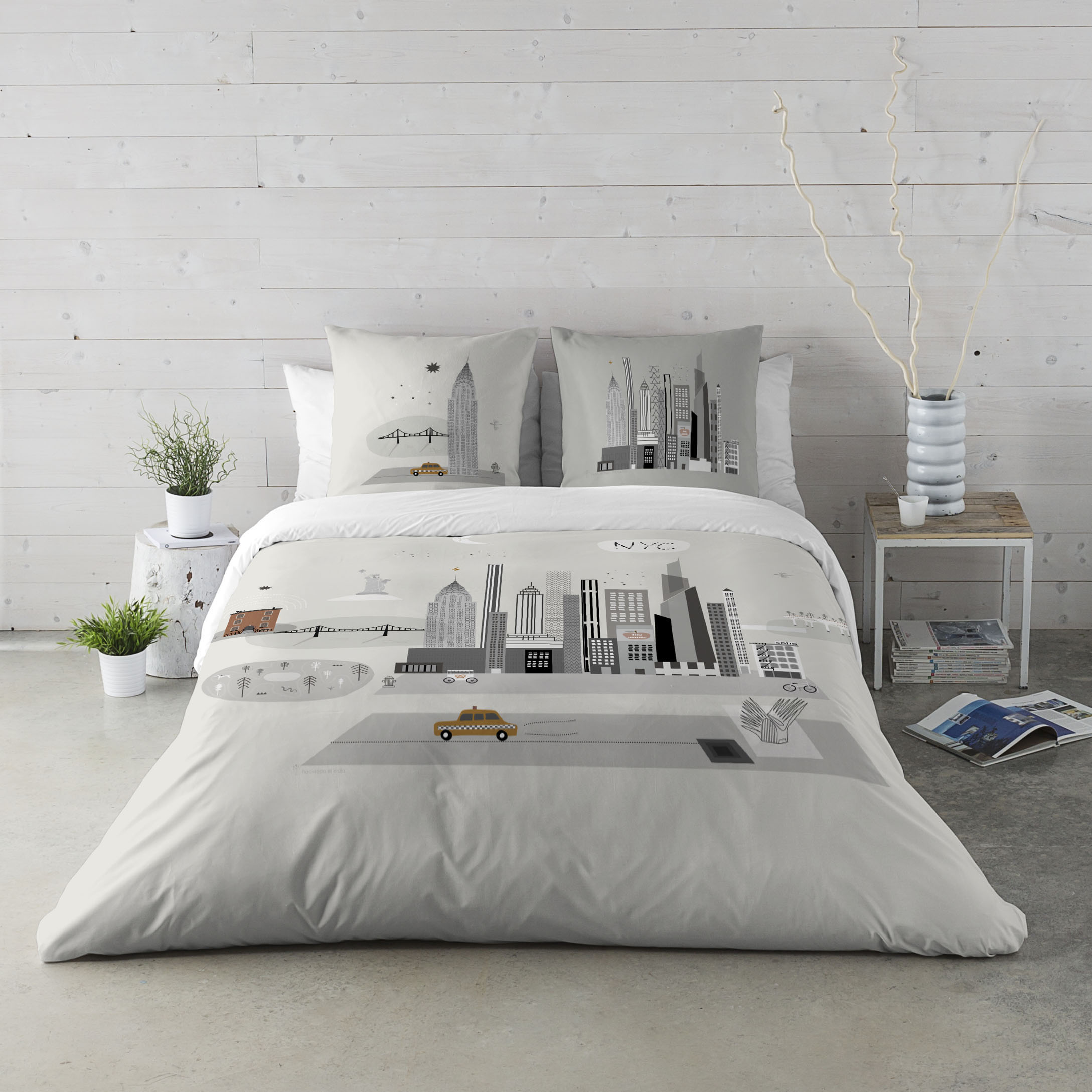 Haciendo el indio - funda nórdica estampada cama 135 - algodón extrasuave - incluye 1 o 2 fundas de almohada - nyc