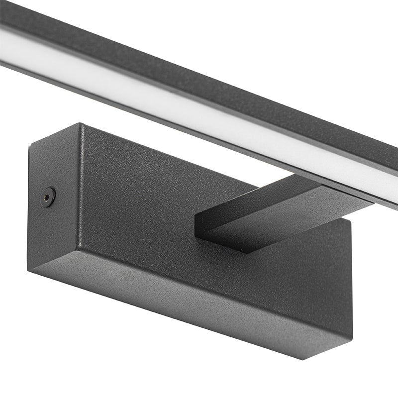 Applique murale moderne noire 62 cm avec LED IP44 - Jerre - 5