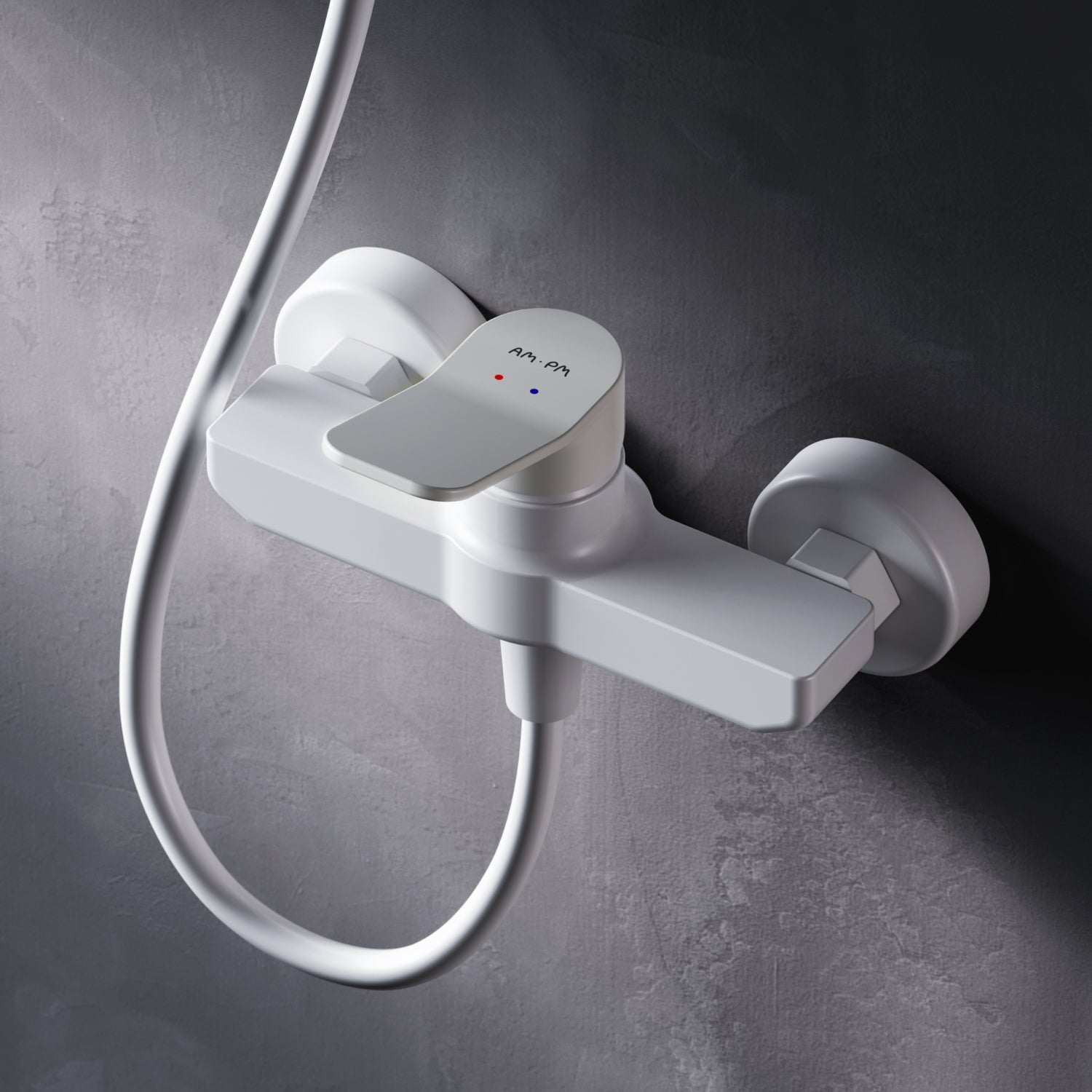 Mechaniczna bateria prysznicowa Biała bateria prysznicowa, X-Joy FXA20033 AM.PM