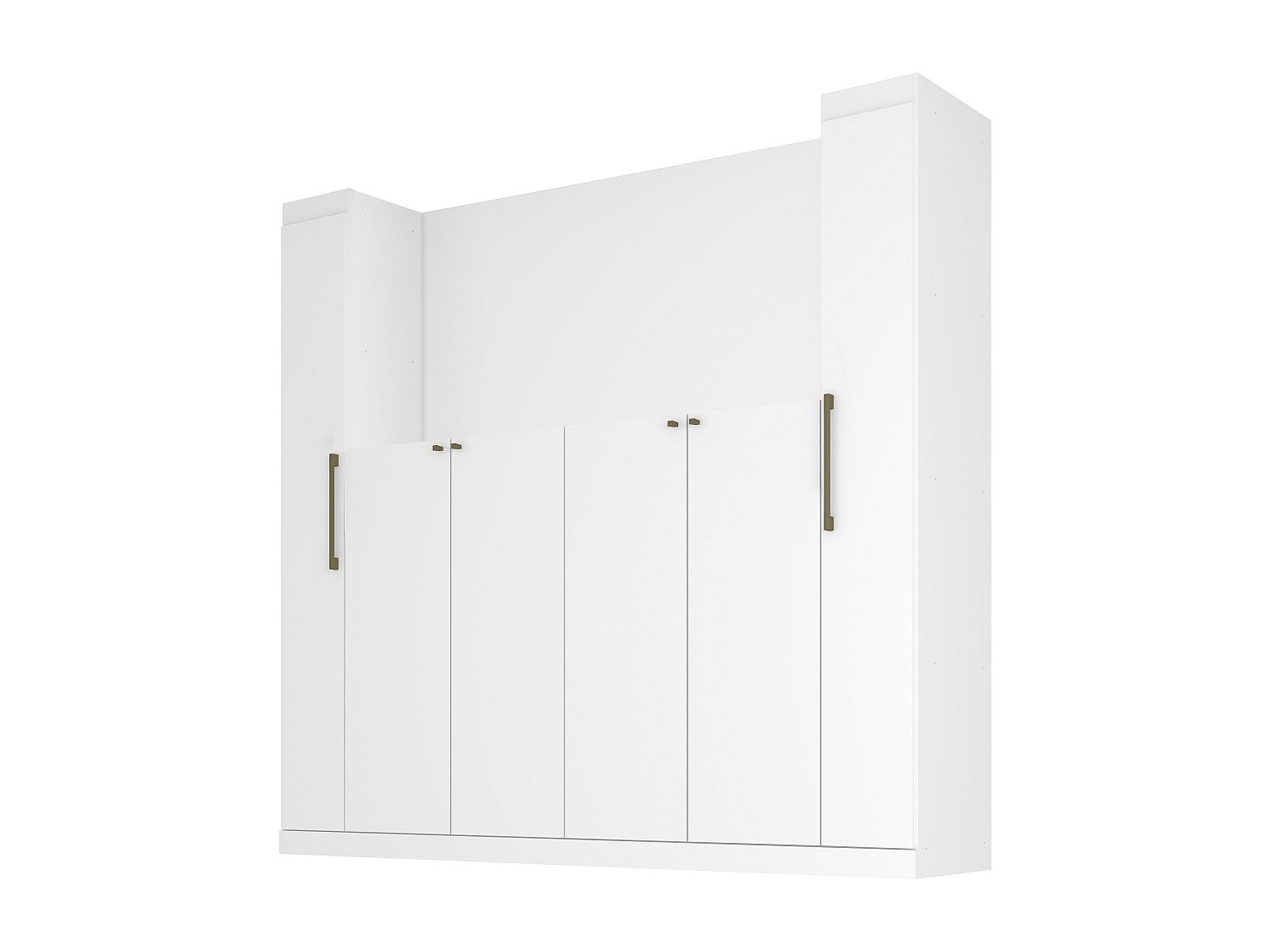 Armadio a ponte L206 cm Bianco - ANTERO - 4