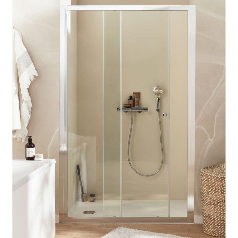 Paroi douche JACOB DELAFON Serenity, 120 cm, porte coulissante réversible instal. Niche - 4
