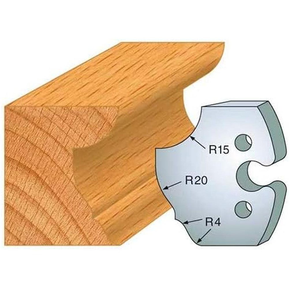 Jeu de 2 fers profilés acier Ht.50 mm N°212 Leman