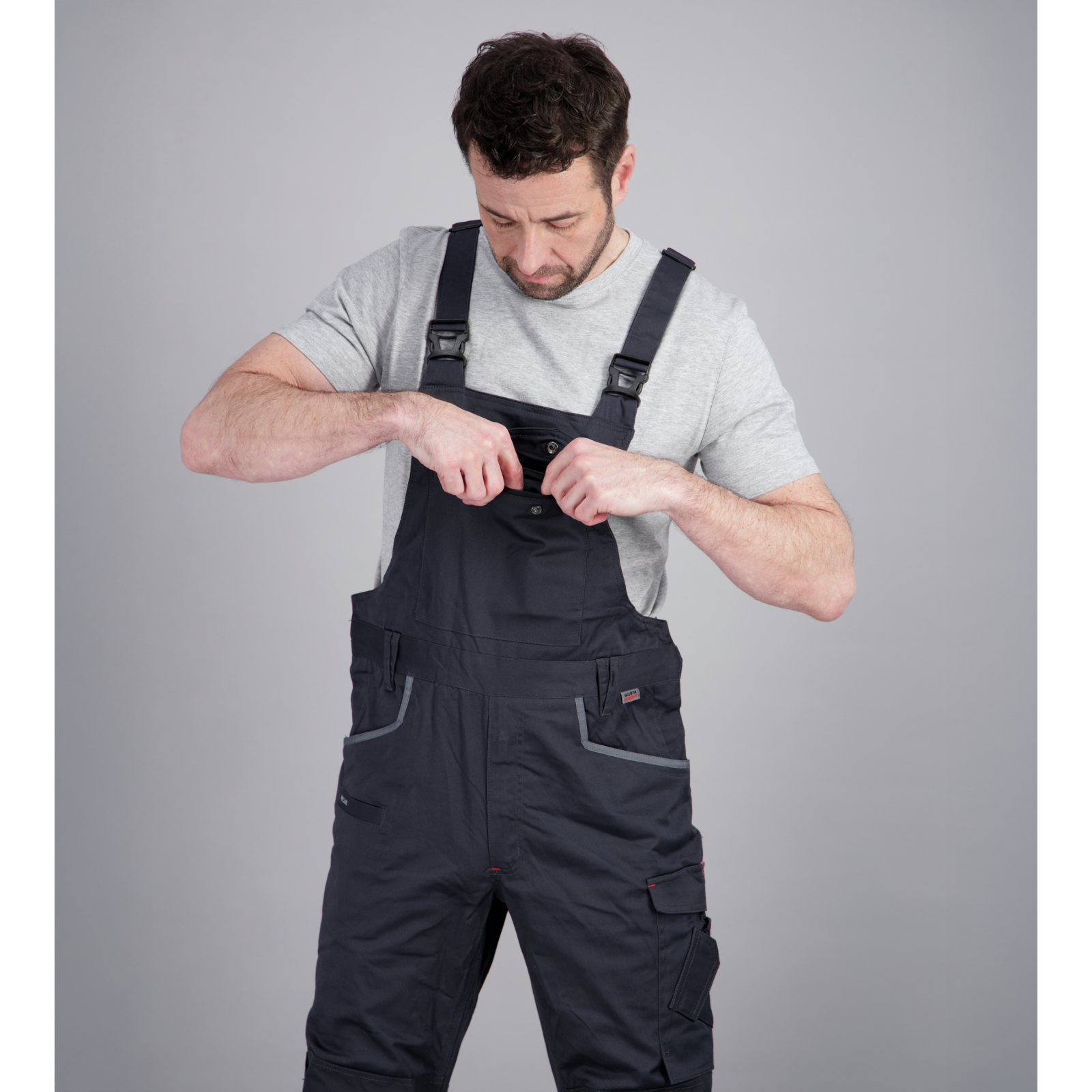 Salopette de travail Stretch X Würth MODYF Anthracite - 6