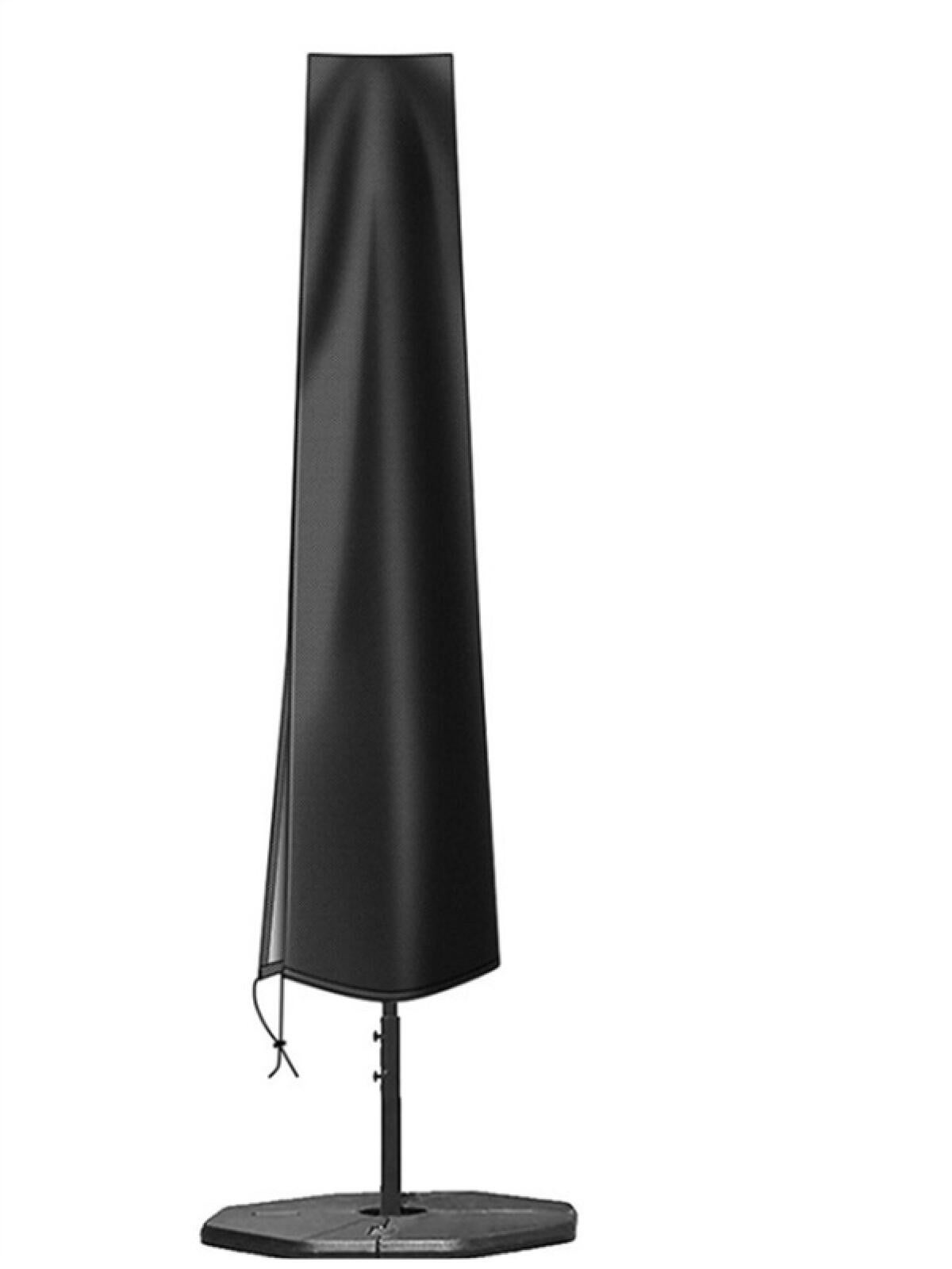 Wodoodporny pokrowiec ochronny na parasol, duża plandeka na parasol ogrodowy, pokrowiec na parasol 420D Oxford od 9 do 11 stóp, wys. 190 x 30 x 50 cm