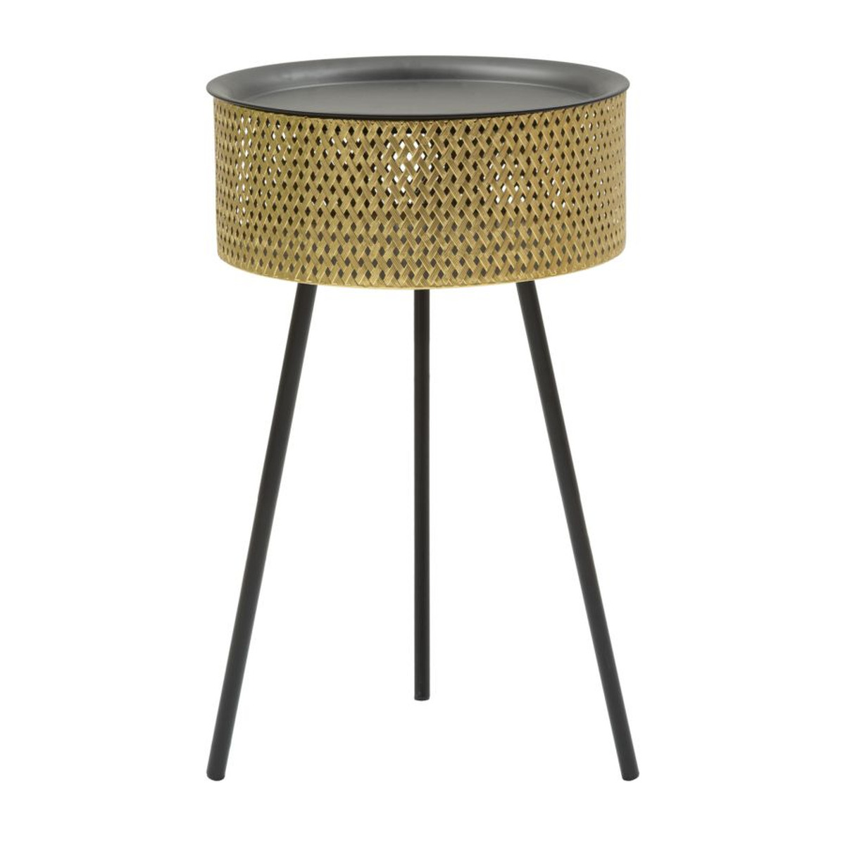 Stolik Kawowy MF524, Metal, Złoto, Seven Design