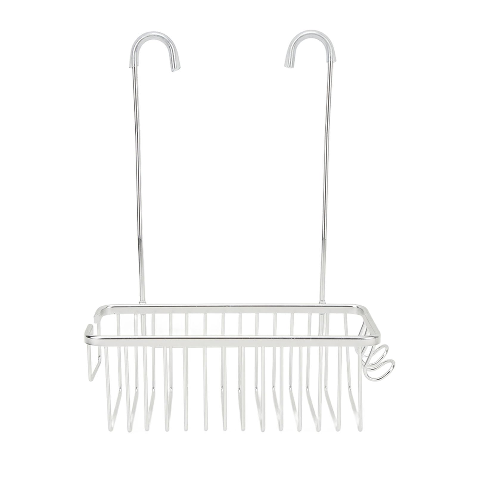 Étagère Murale Salle De Bain En Bois Et Métal - Avec Panier Rangement Et Tringle à Serviettes, Noir