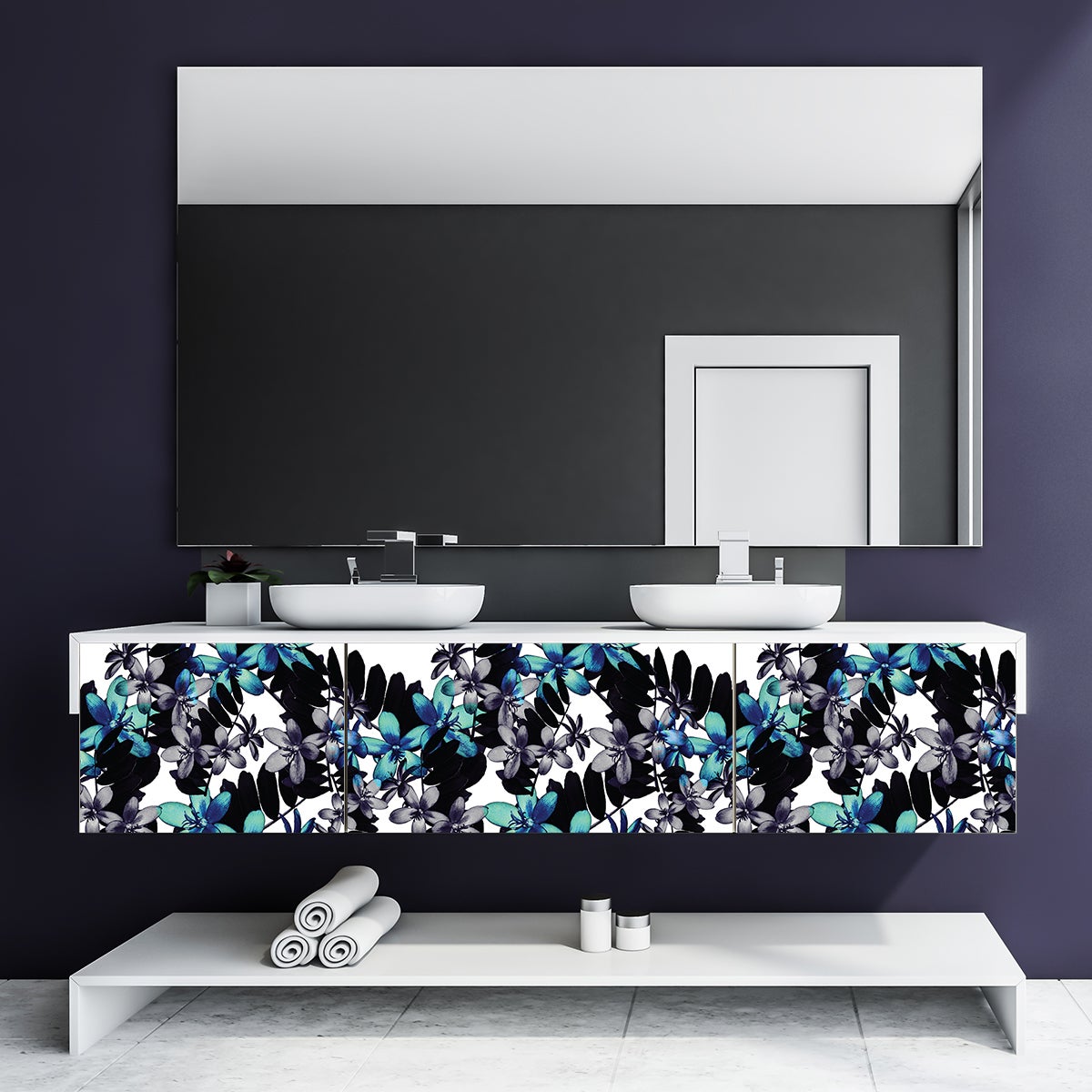 Adesivo mobili tropicale songdo - Sticker adesivo - adesivi murali - 40x60cm - 5