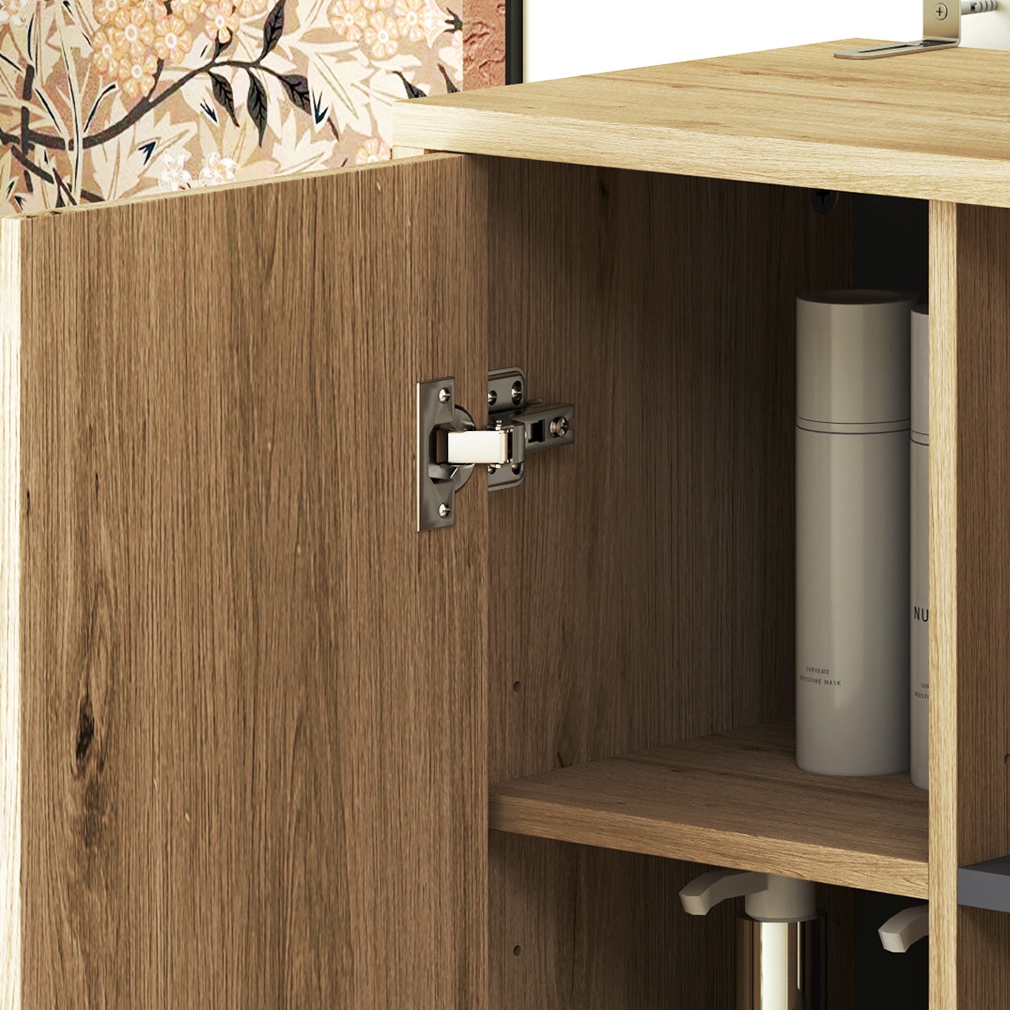 Meuble colonne salle de bain MDF HOMCOM - 9
