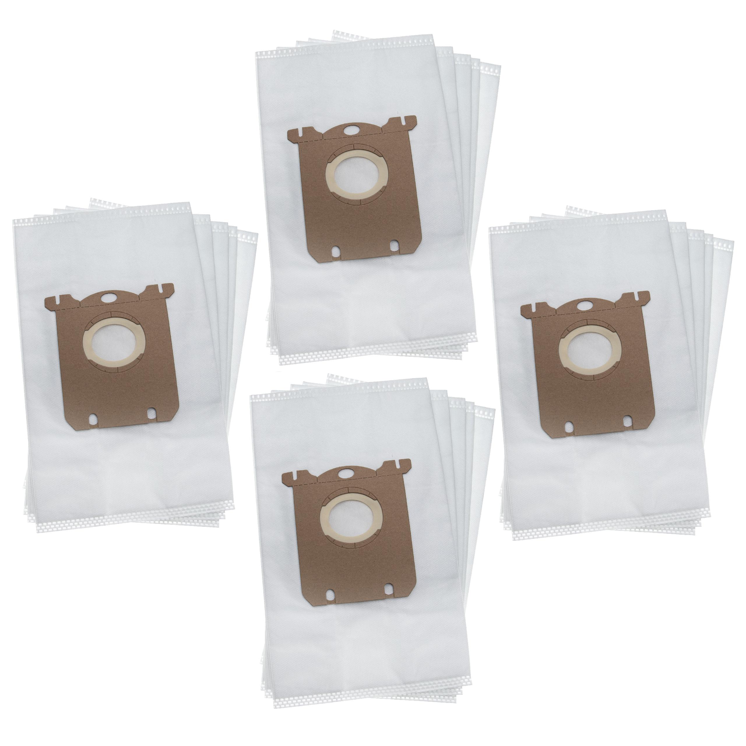 vhbw 20x Sacs compatible avec Mio Star HN 3000 EY, HN 3400, HN 3500 E, HN 3500 EG, HN 3500 EY aspirateur - 28,6cm x 17cm blanc - 3