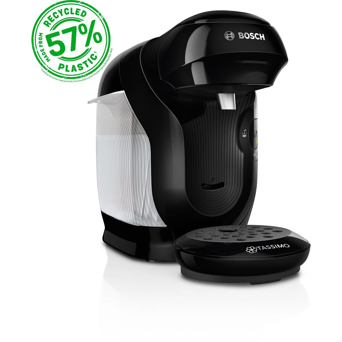 MediaMarkt Bosch Cafetera De Cápsulas, Tassimo Style Tas112e, 3.3 Bar, 0.7 L, 1.400 W, Intellibrew, Tamaño Compacto, Sostenible, Negro - Imagen 3