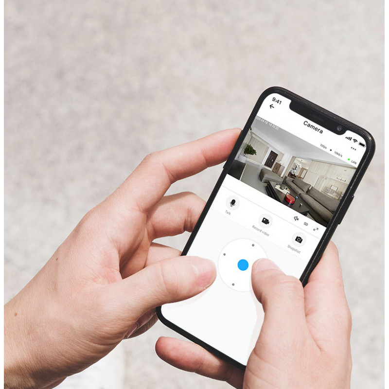 Sonoff - Caméra WiFi motorisée HD, son, vision de nuit, enregistrement SD et cloud, compatible Jeedom via flux RTSP - 2