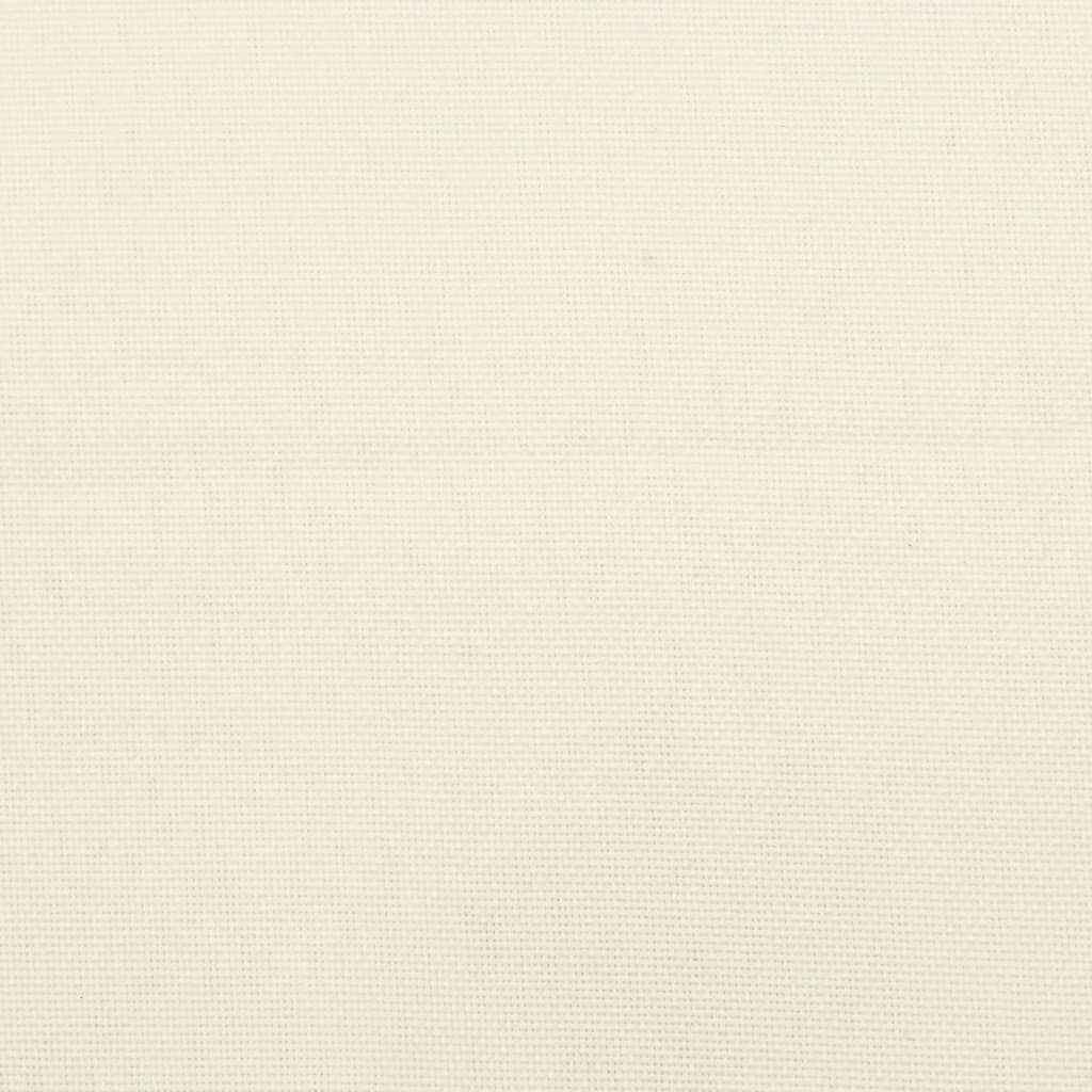 Cojines de silla de jardín 4 uds tela Oxford crema 50x50x4 cm vidaXL - 7