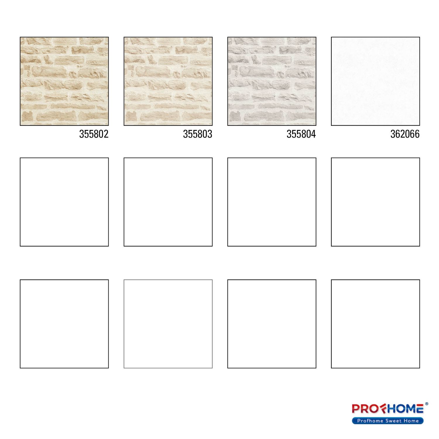 Profhome 355802-GU Papier peint aspect pierre carrelage lisse mat 5,33 m2 - 6