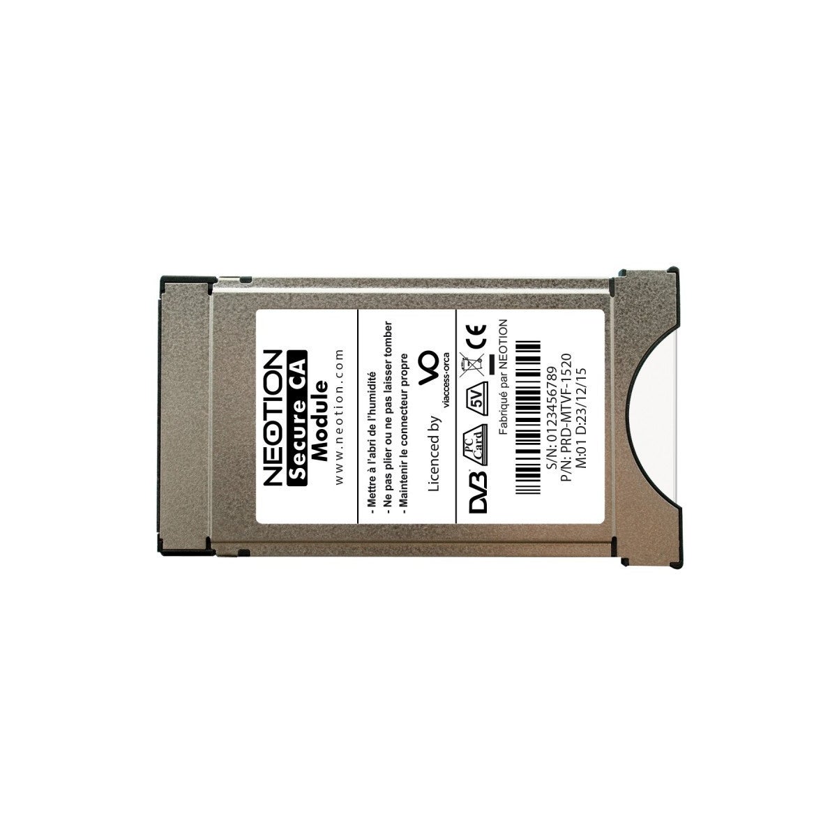 MODULE PCMCIA FRANSAT CI+ Dernière Version 1.3 Carte PC7 - Ready for 4K / UHD/ Full HD - 2