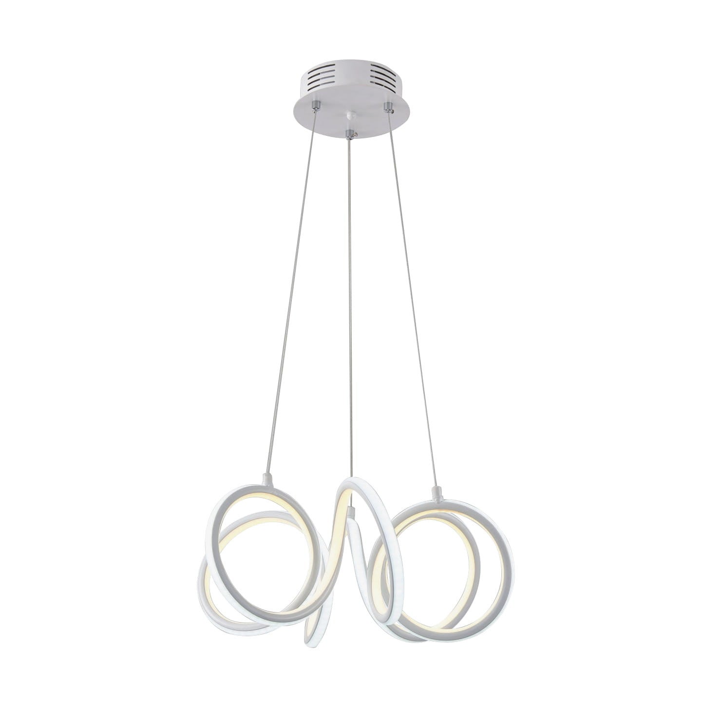 Lampa wisząca EMILLY LED 142W Neutralna biel 9940lm biała wym: 100 x 50 x 50 cm Kaja