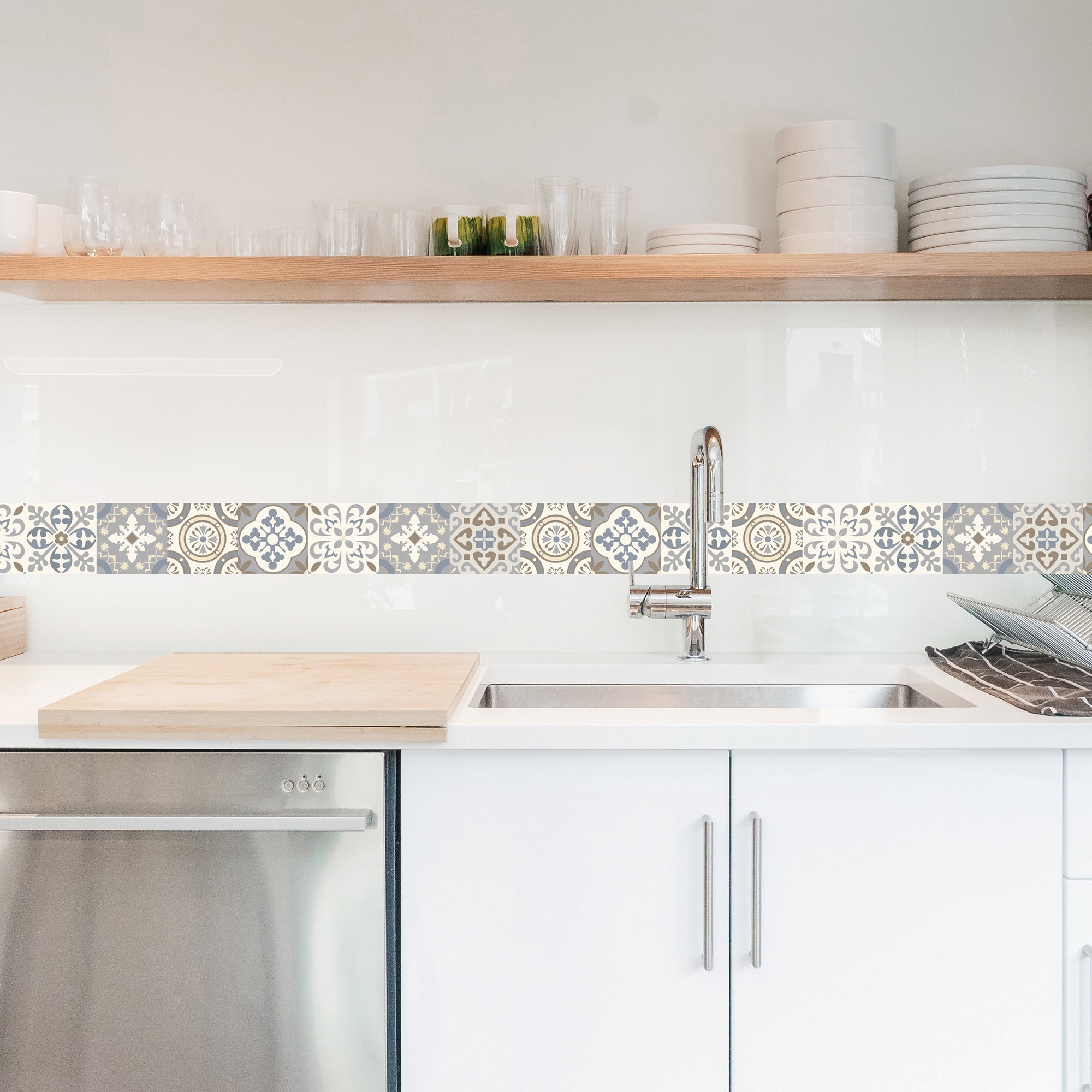 Carta Da Parati Rotolo Mattone Blu Argento | Leroy Merlin - Foto 8