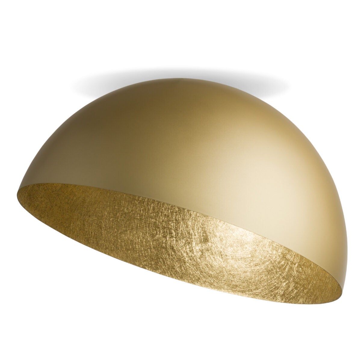 Lampa sufitowa wisząca Sfera złota 1xE27x15W dekoracyjna wym: 45 x 70 x 70 cm metal SIGMA